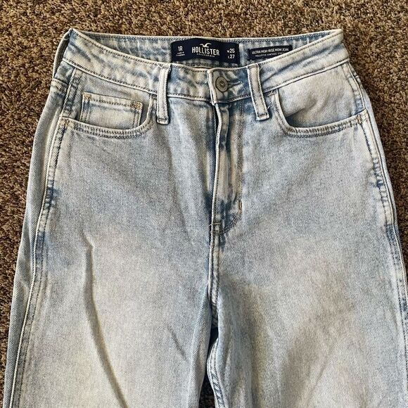 Hollister ultra high rise mom jean women’s size 25 - Picture 3 of 9